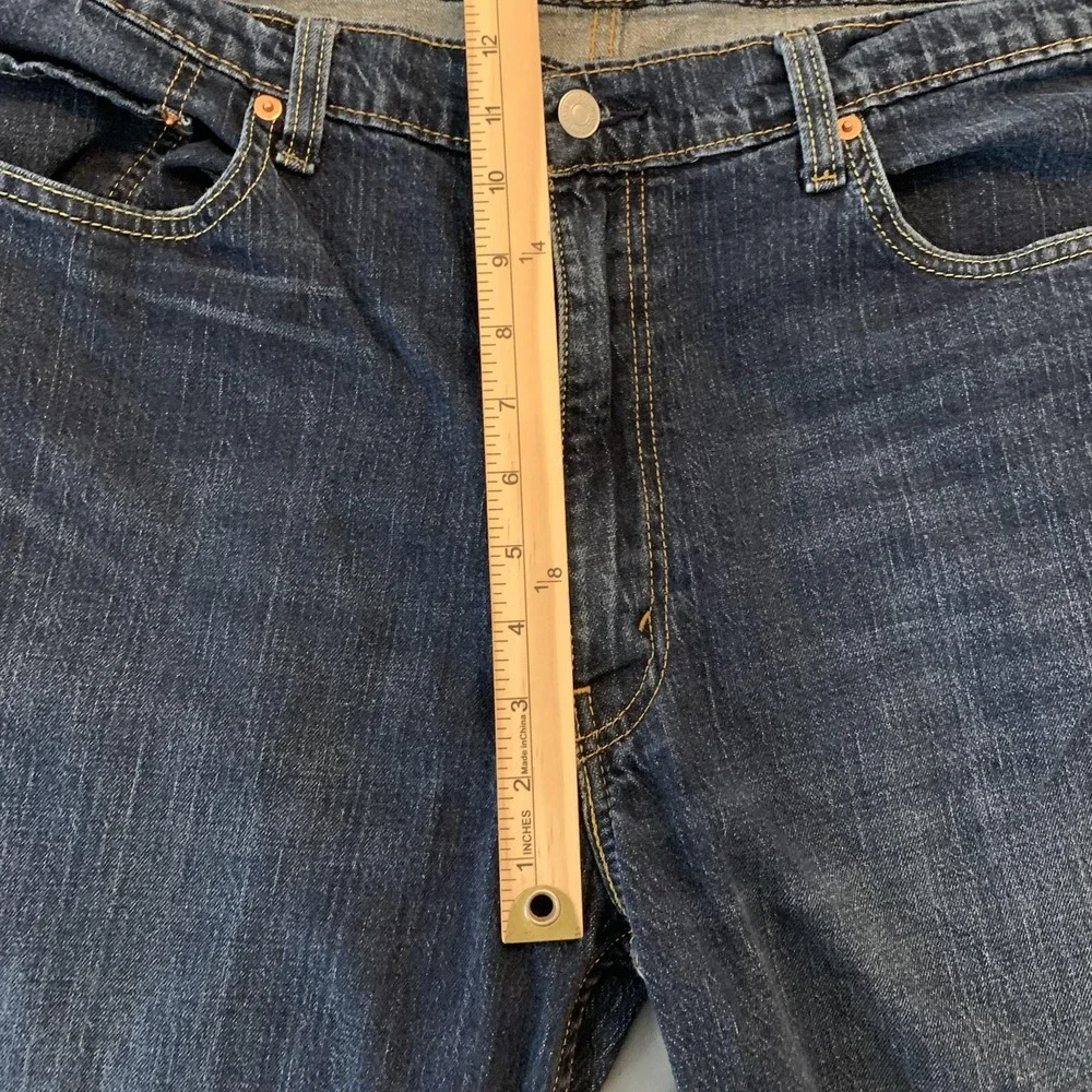 Levis 550 Jeans‎ Mens 40x32 Blue Relaxed Fit Tapered Leg Medium Wash Denim Pants